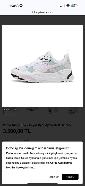 Puma Spor ayakkabı