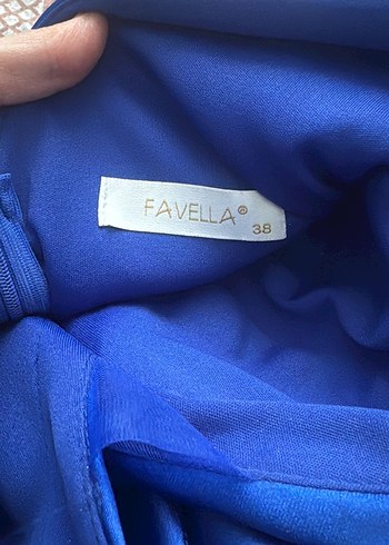 Drapeli Lacivert Uzun Abiye Elbise - Görsel 4