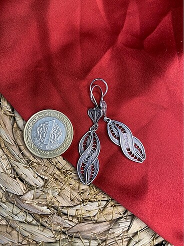 Sterling silver Telkari Küpe
