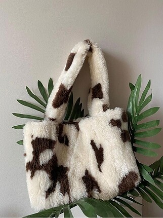 NİSNİS DANA DESEN PELUŞ ÇANTA