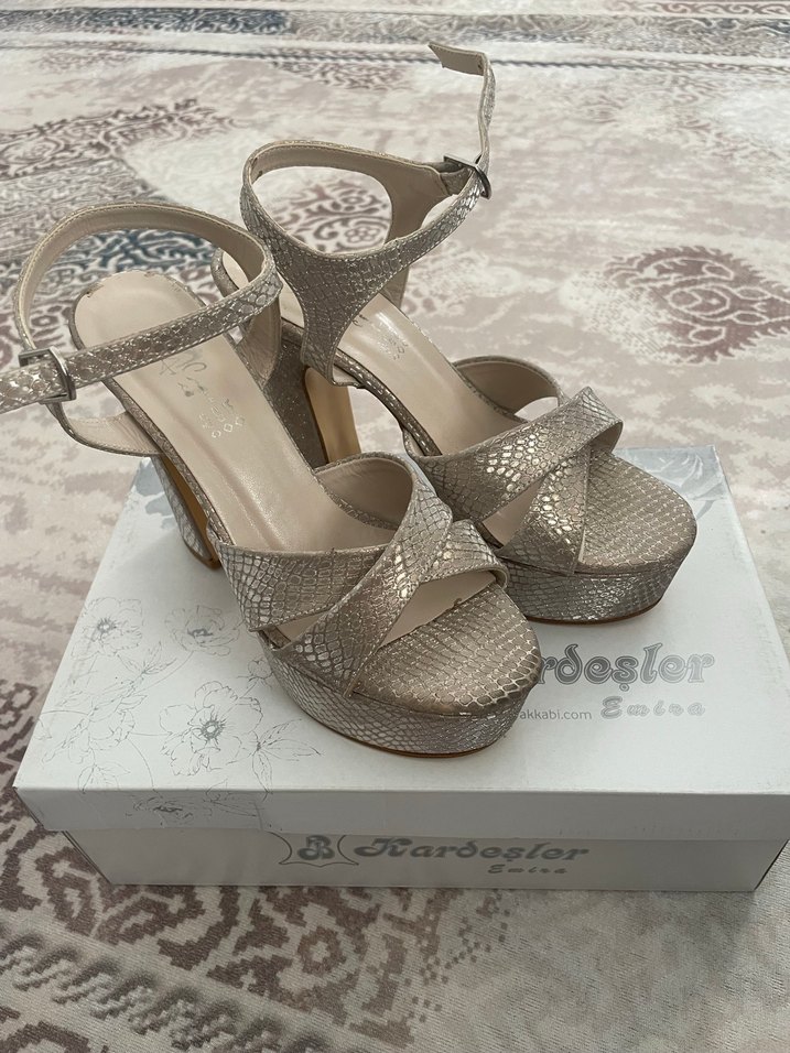 Platform Topuklu Kadın Ayakkabı - Görsel 4