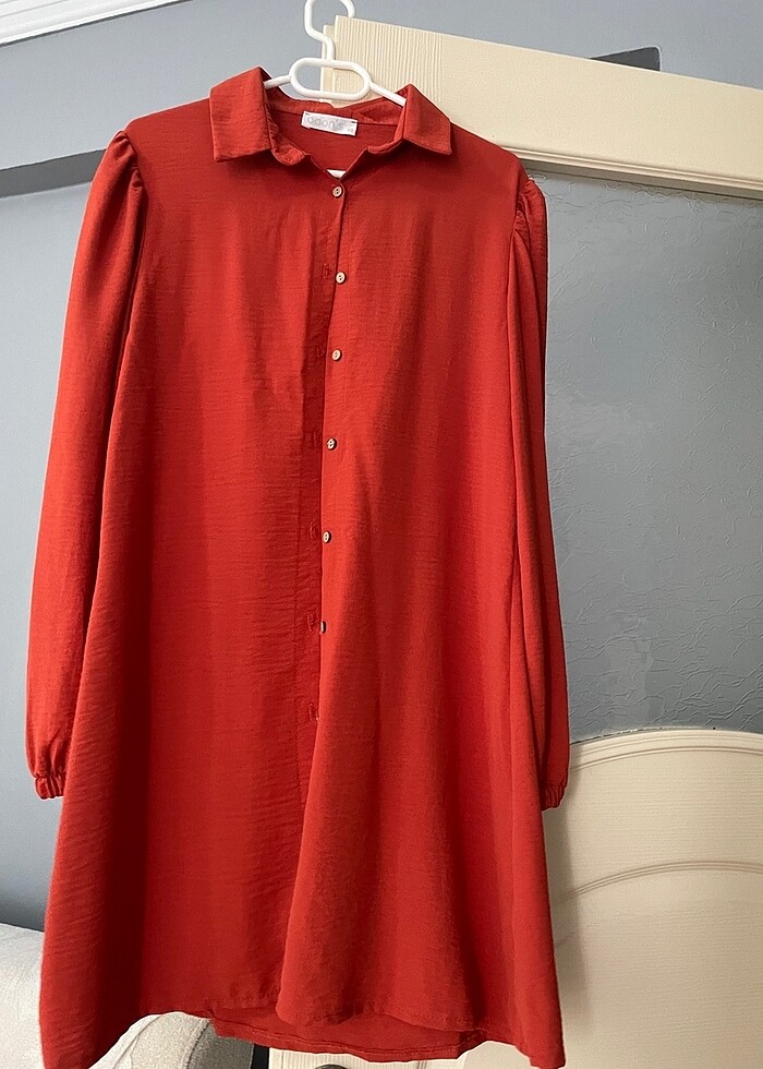 Kadın uzun gömlek - Görsel 2