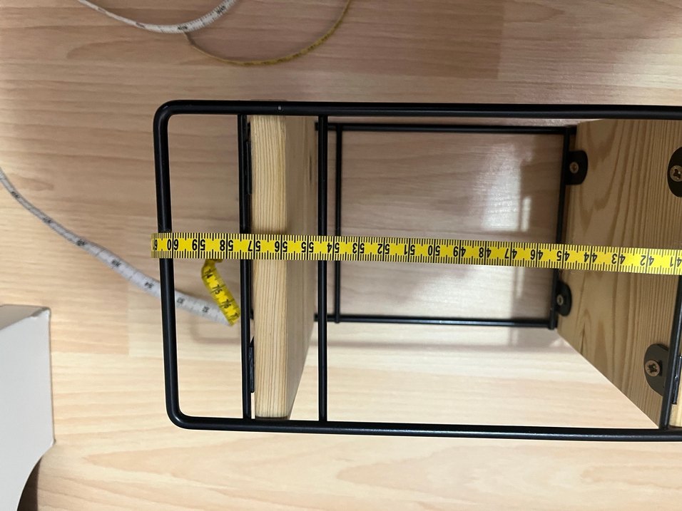 Bej Ahşap ve Siyah Metal Çocuk Raf Seti - Görsel 3