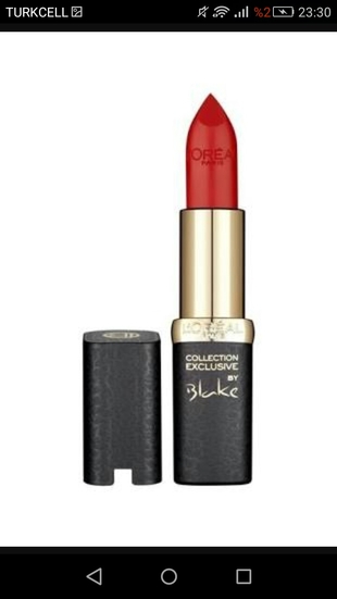 loreal color rich blakes pure red