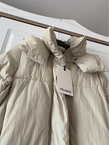 s Beden camel Renk pull bear etiketli kaban