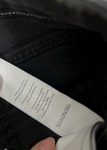 Düğmeli Gri Kadın Midi Denim Pantolon - Görsel 6