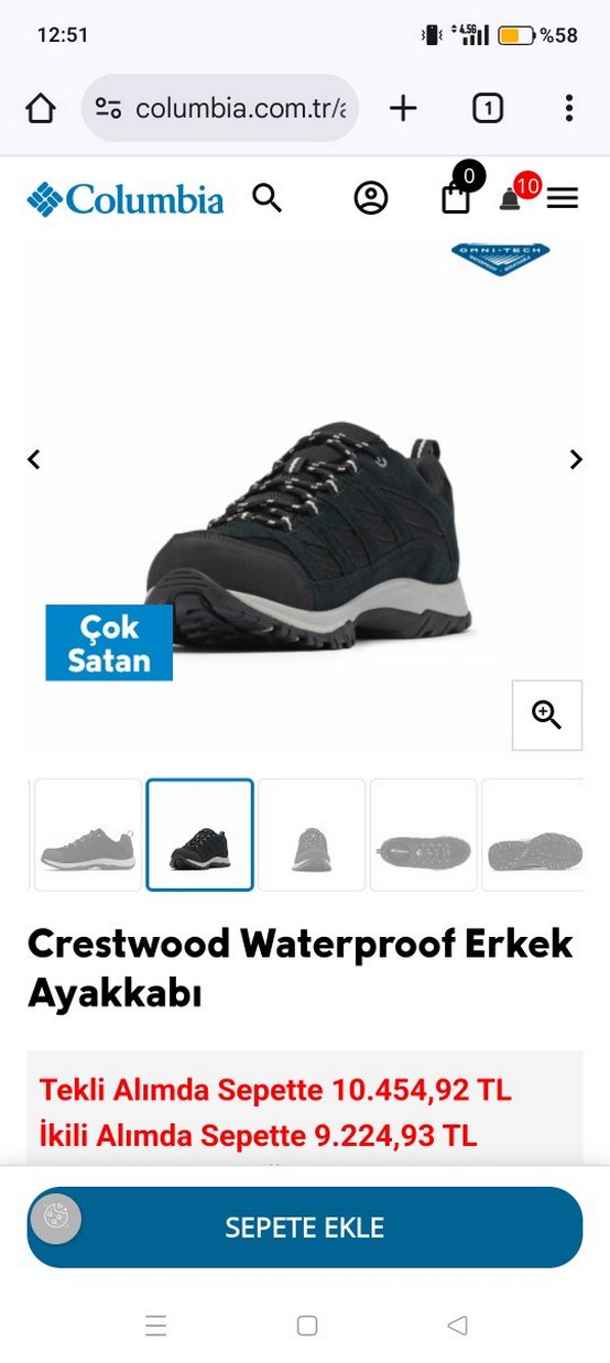 Erkek Spor Outdoor Ayakkabı - Görsel 5