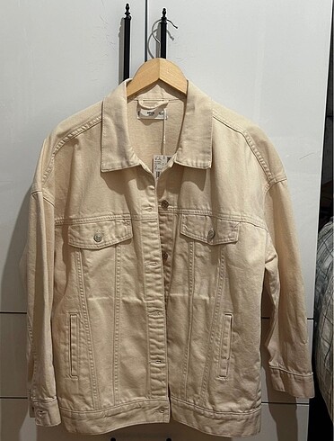 Sıfır etiketli mango jean ceket