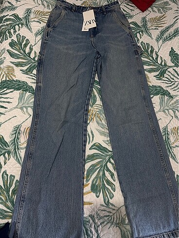 Yeni ve etiketli zara wide leg jean
