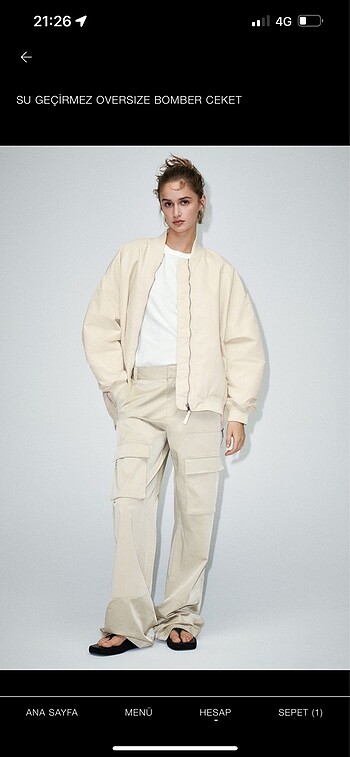 Zara Zara bomber mont