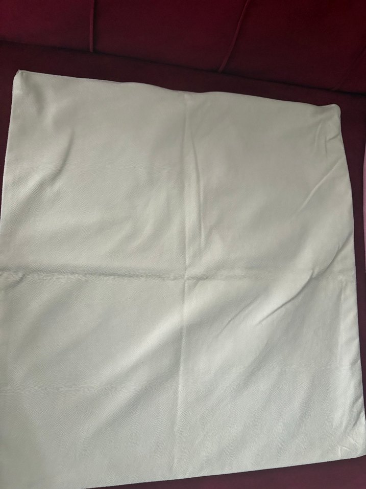 Pastel Pembe Düz Yastık Kılıfı - Görsel 2