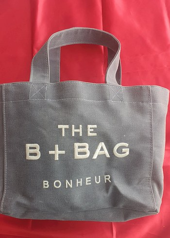 Orijinal THE B+BAG BONHEUR Yazılı Kol Çantası