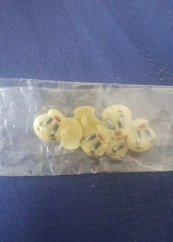 Renkli Tweety Animasyon Figürlü Düğme - Görsel 3