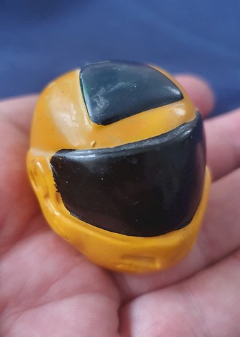 Sarı Siyah Motosiklet Kaskı (Model) - Görsel 8