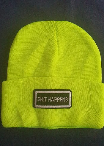 Sarı Kadın Örgü Bere - Görsel 3