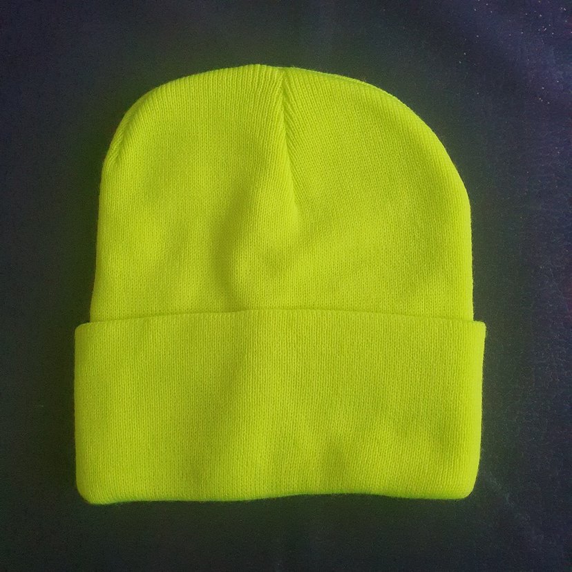 Sarı Kadın Örgü Bere - Görsel 2