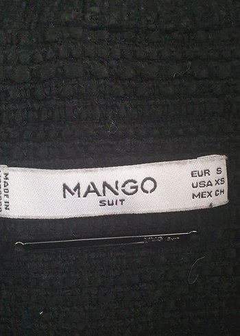Mango Siyah Mini Kadın Blazer Ceket - Görsel 4