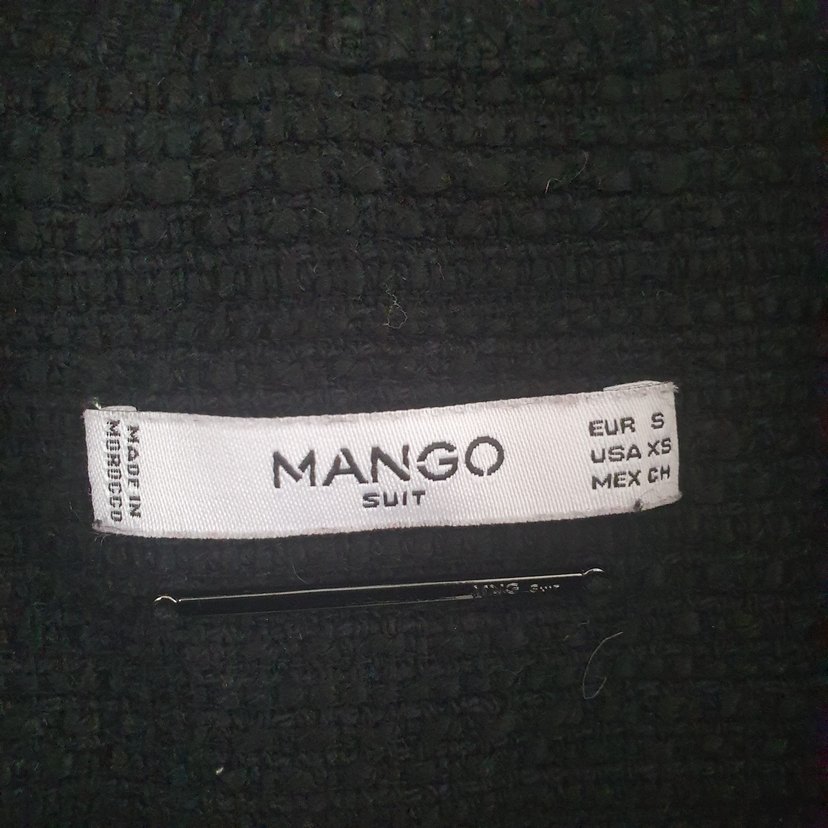 Mango Siyah Mini Kadın Blazer Ceket - Görsel 4