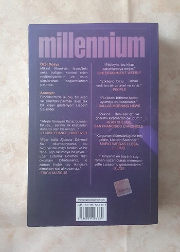 Ateşle Oynayan Kız - Stieg Larsson - Görsel 2