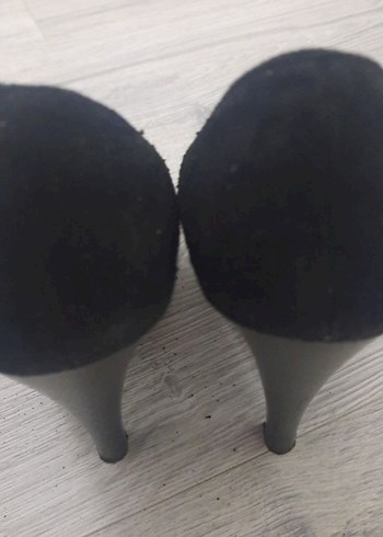 Elle Marka Siyah Parlak Taşlı Gotik Yüksek Topuklu Ayakkabı - Görsel 2