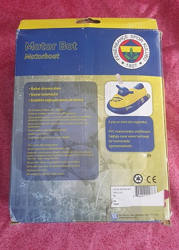Diğer Fenerbahçe Lisanslı Motor Binici