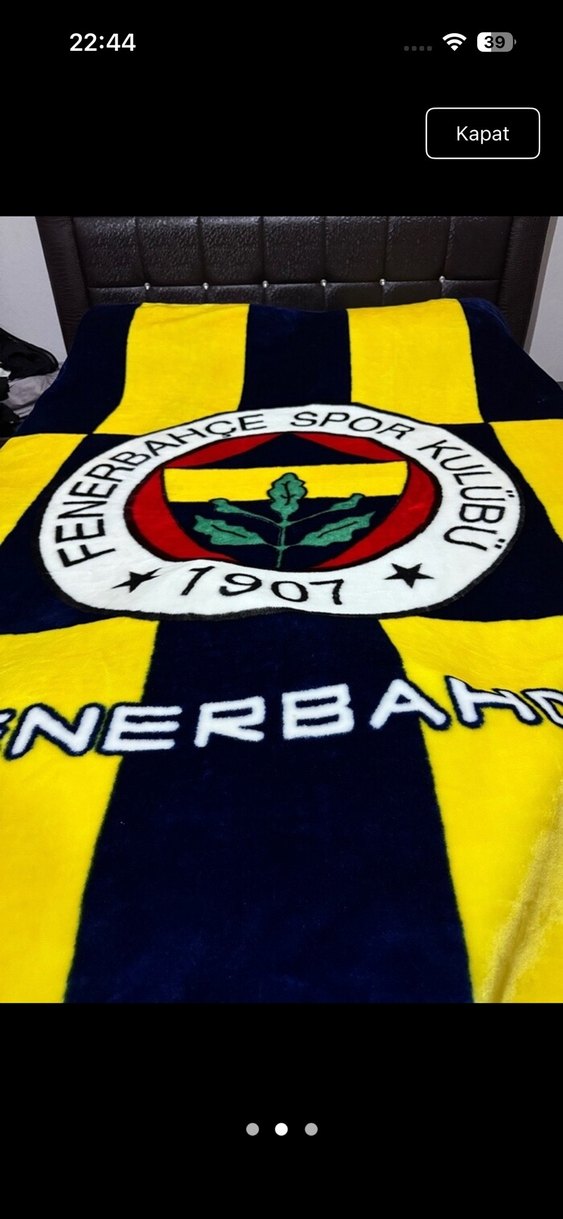Fenerbahçe Baskılı battaniye - Görsel 3
