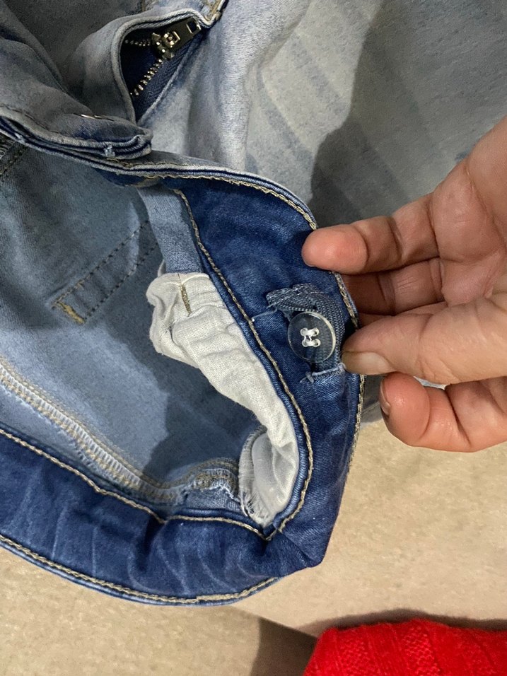 Sokak Stili Gri Midi Kot Pantolon - Görsel 3