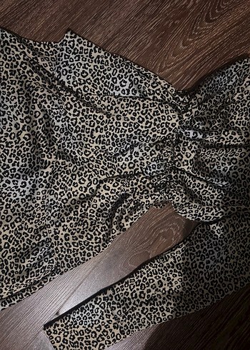 Kahverengi Kürklü Kadın elbise - Görsel 3