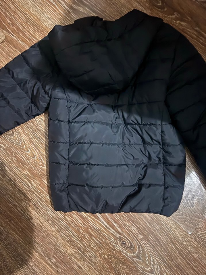 Siyah Kapüşonlu Fermuarlı Ceket - Görsel 2