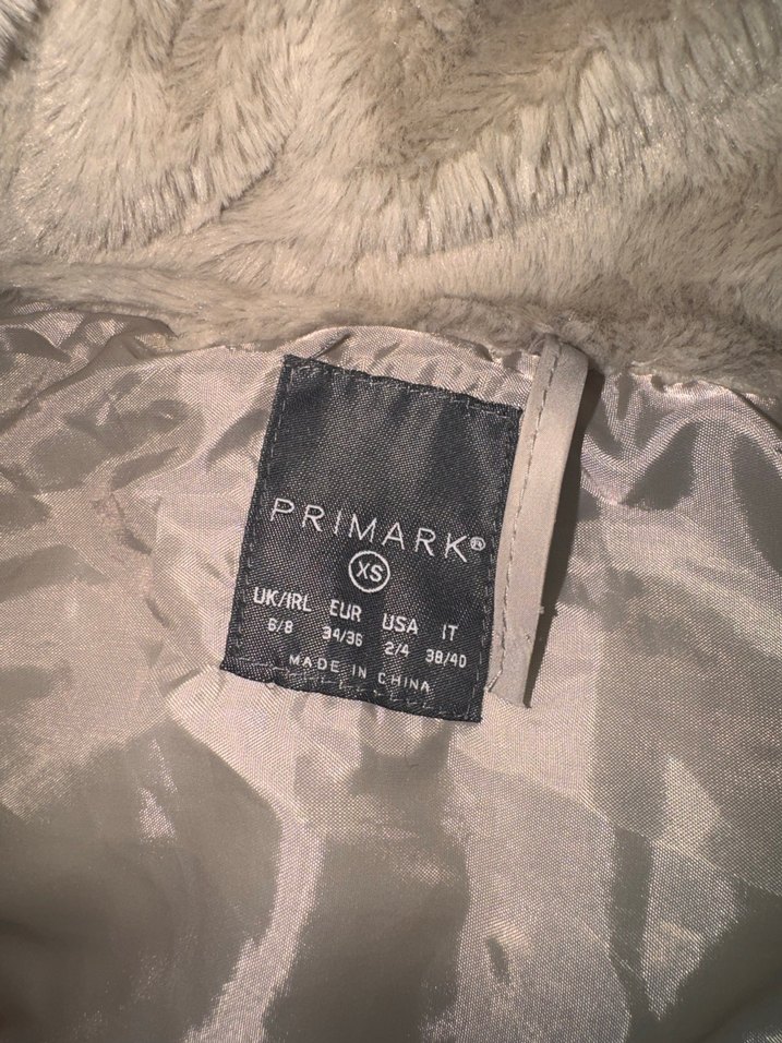 Kürklü Bej Kadın Kısa Kışlık Mont - Görsel 5