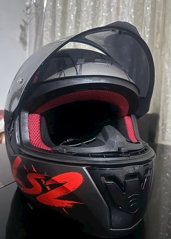 Kilitli Siyah Biker Motosiklet Kaskı - Görsel 4