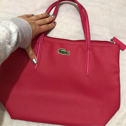 Lacoste klasik shoping bag küçük boy