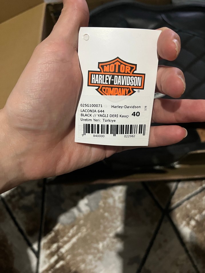 Harley Davidson 40 numara kadın bot - Görsel 3