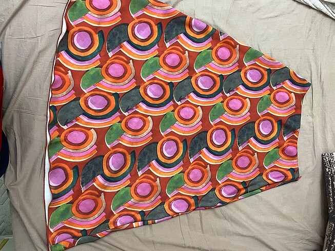 Beymen club desenli midi evaze etek - Görsel 3