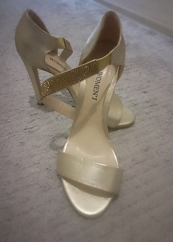 bantlı ince topuk şık abiye ayakkabı - Görsel 2