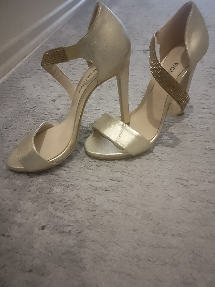 bantlı ince topuk şık abiye ayakkabı - Görsel 4