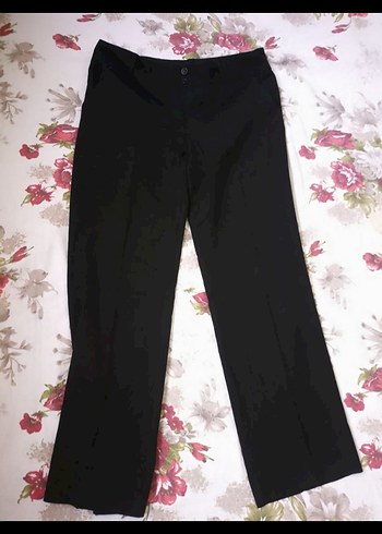 Kadın Kumaş Pantolon Seti - Renkli ve Rahat - Görsel 2