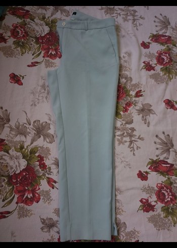 Kadın Kumaş Pantolon Seti - Renkli ve Rahat - Görsel 5