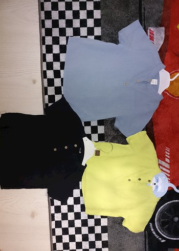 Erkek Çocuk Kısa Kollu Polo Yaka Gömlek - Görsel 5