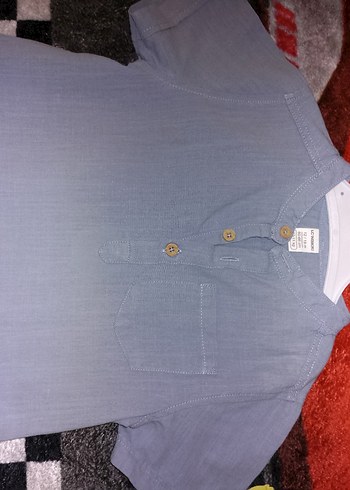 Erkek Çocuk Kısa Kollu Polo Yaka Gömlek - Görsel 4