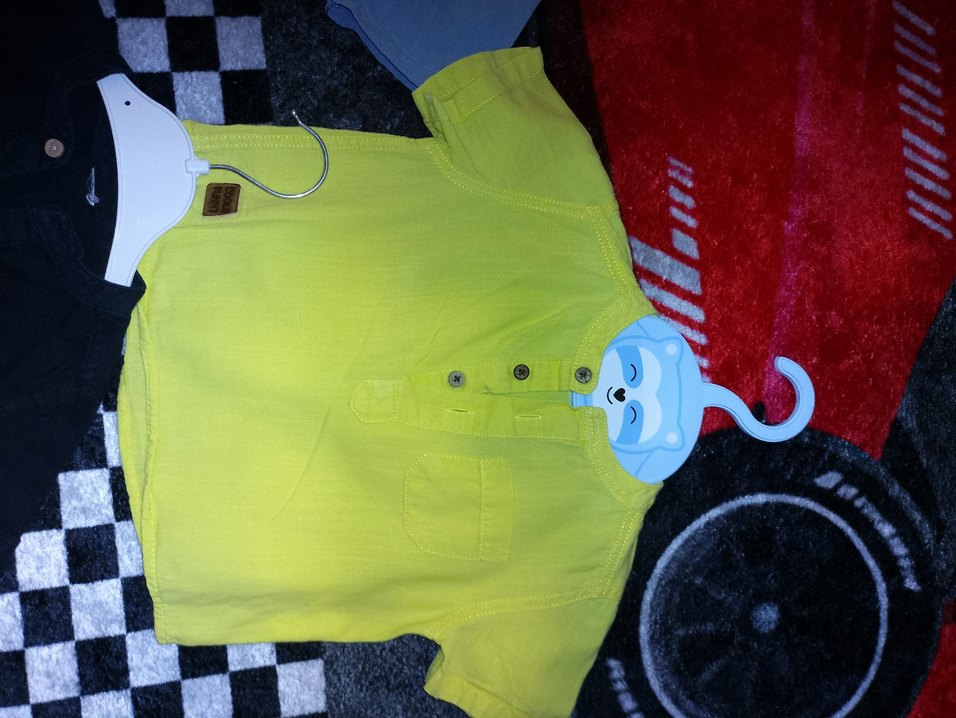 Erkek Çocuk Kısa Kollu Polo Yaka Gömlek - Görsel 2