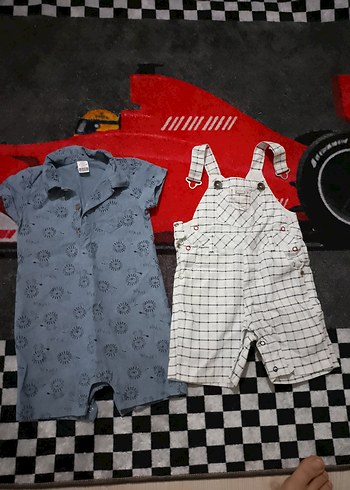 erkek bebek tulum salopet 6/9 ay - Görsel 3