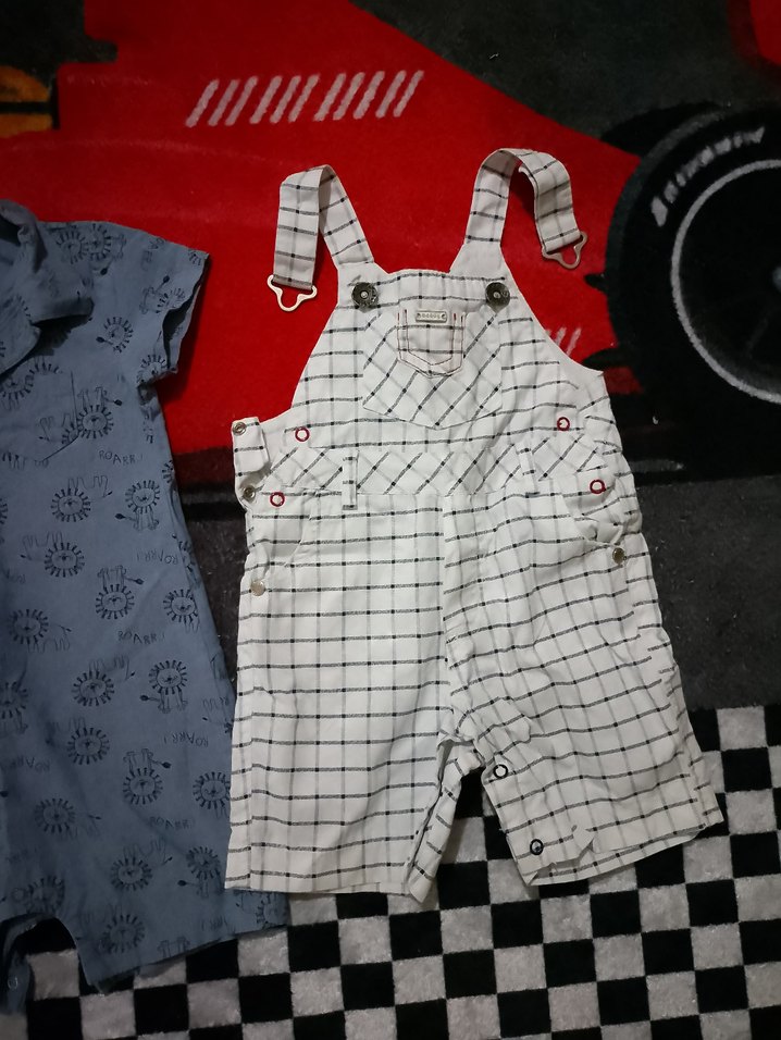 erkek bebek tulum salopet 6/9 ay - Görsel 4