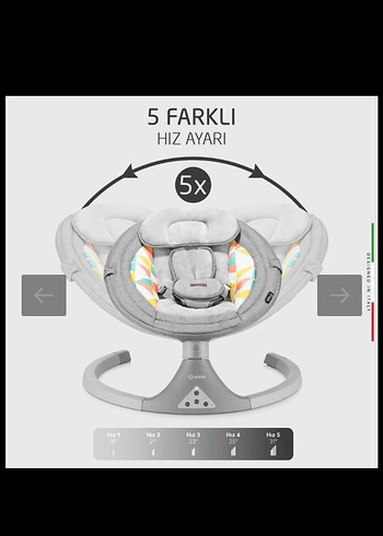 3 Kademe Sırt Ayarlı Gri Bebek Ana kucağı - Görsel 5