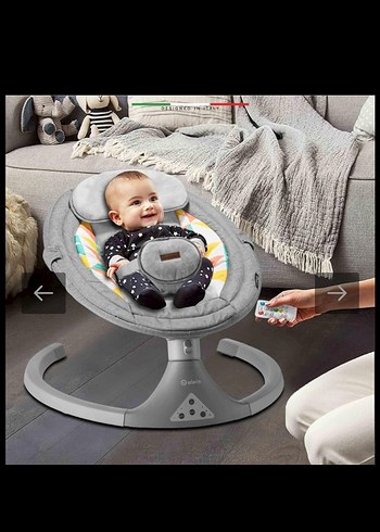 3 Kademe Sırt Ayarlı Gri Bebek Ana kucağı - Görsel 12