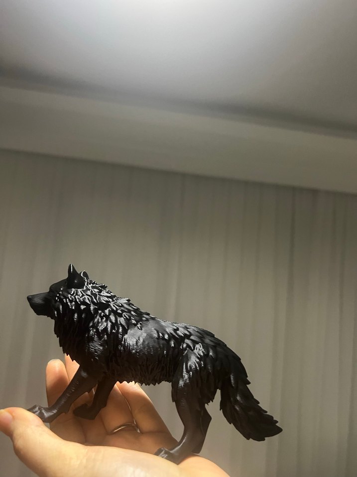 Siyah Kurt figürü - Görsel 2