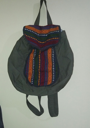 Etnik Esintiler etnik desenli el yapımı sırt çantası