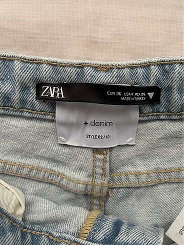 s Beden mavi Renk Zara Straight Fit Jean