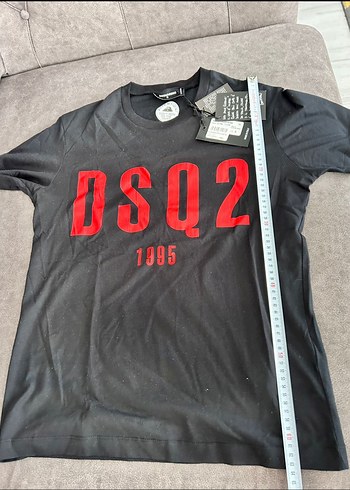 DSQ2 Siyah Baskılı Erkek Tişört - Görsel 6