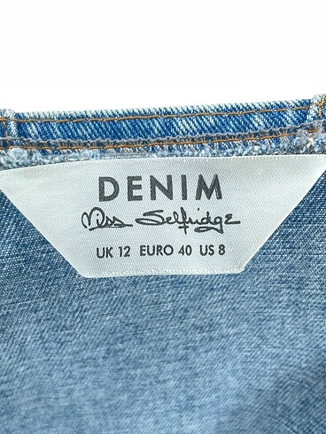 40 Beden mavi Renk Miss Selfridge Kısa Elbise %70 İndirimli.